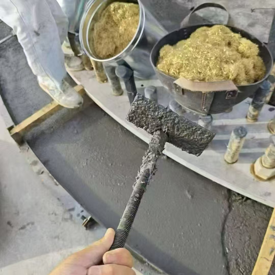 竹溪C120钢纤维高强无收灌浆料 轧机压缩机汽轮机发电机锻压设备底座灌浆材料
